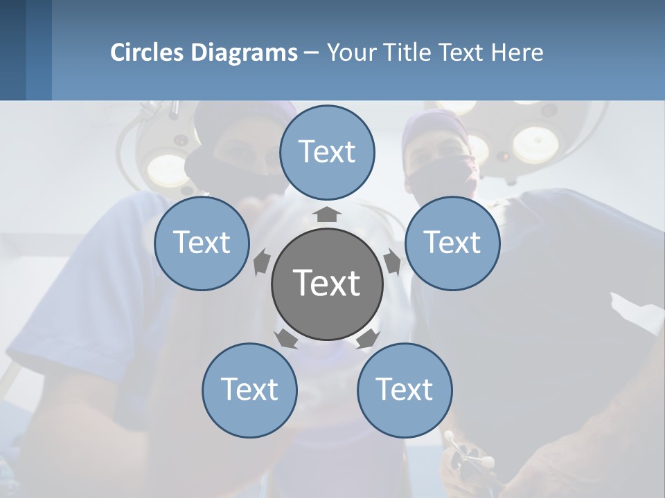 A Couple Of People In Scrubs Standing In A Room PowerPoint Template