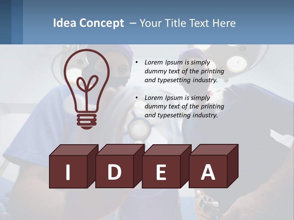 A Couple Of People In Scrubs Standing In A Room PowerPoint Template