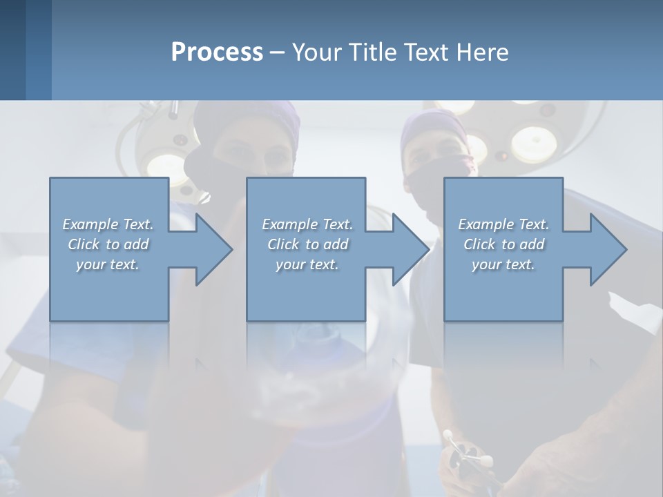 A Couple Of People In Scrubs Standing In A Room PowerPoint Template