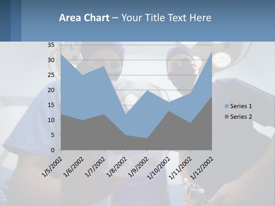 A Couple Of People In Scrubs Standing In A Room PowerPoint Template
