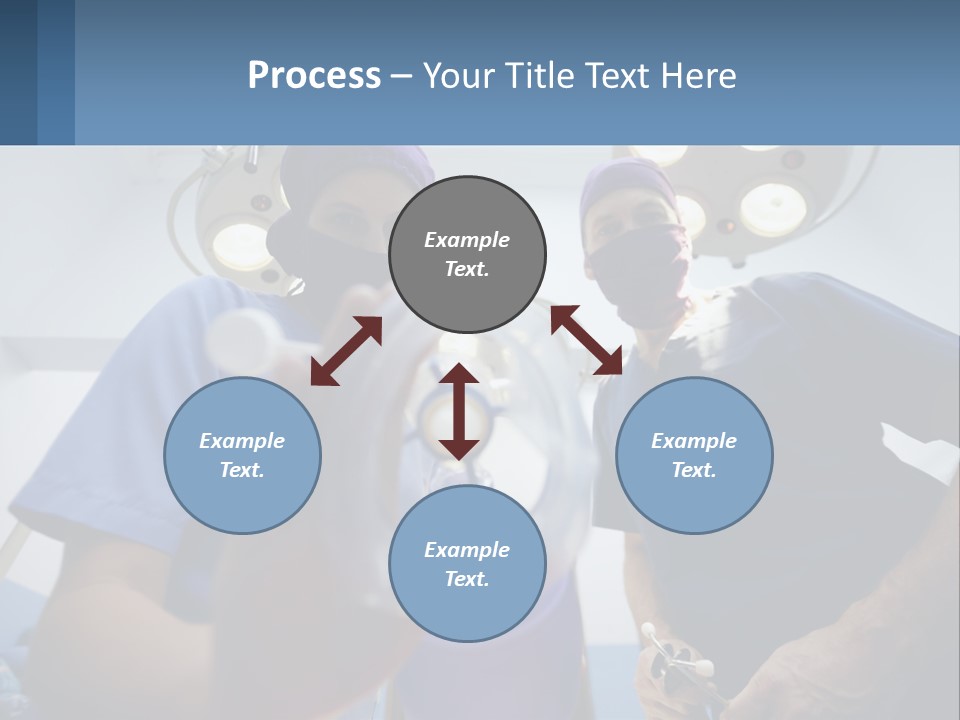 A Couple Of People In Scrubs Standing In A Room PowerPoint Template