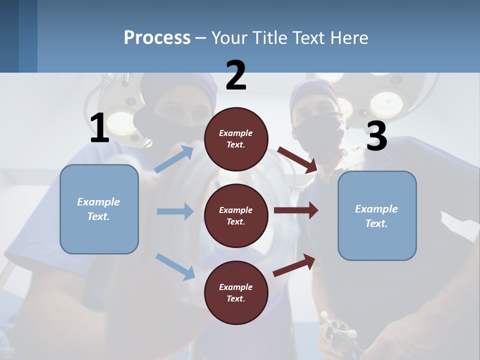A Couple Of People In Scrubs Standing In A Room PowerPoint Template