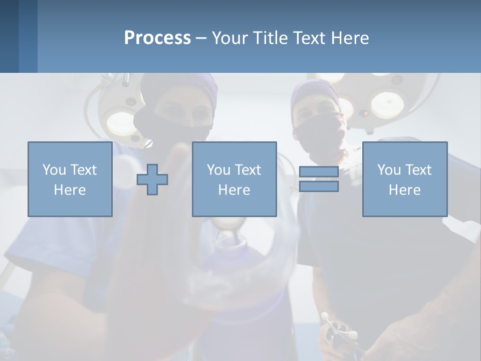 A Couple Of People In Scrubs Standing In A Room PowerPoint Template