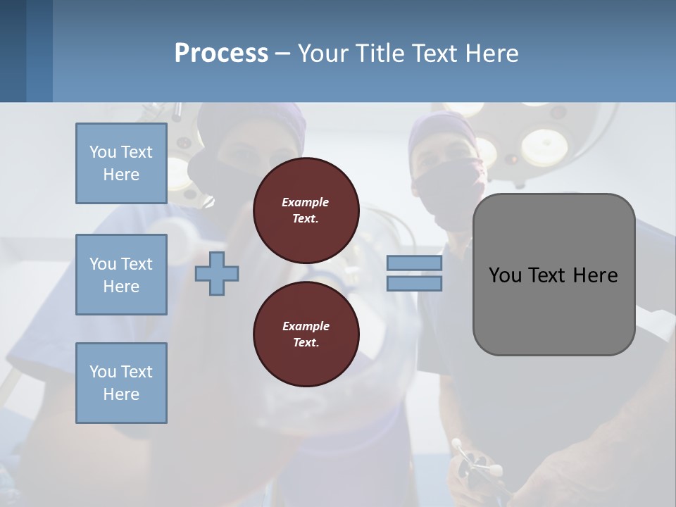 A Couple Of People In Scrubs Standing In A Room PowerPoint Template