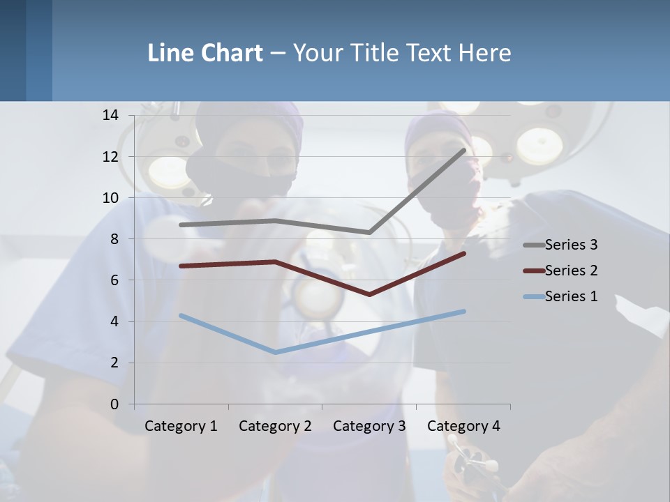 A Couple Of People In Scrubs Standing In A Room PowerPoint Template