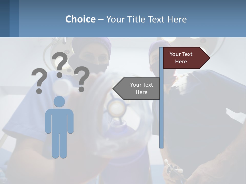 A Couple Of People In Scrubs Standing In A Room PowerPoint Template