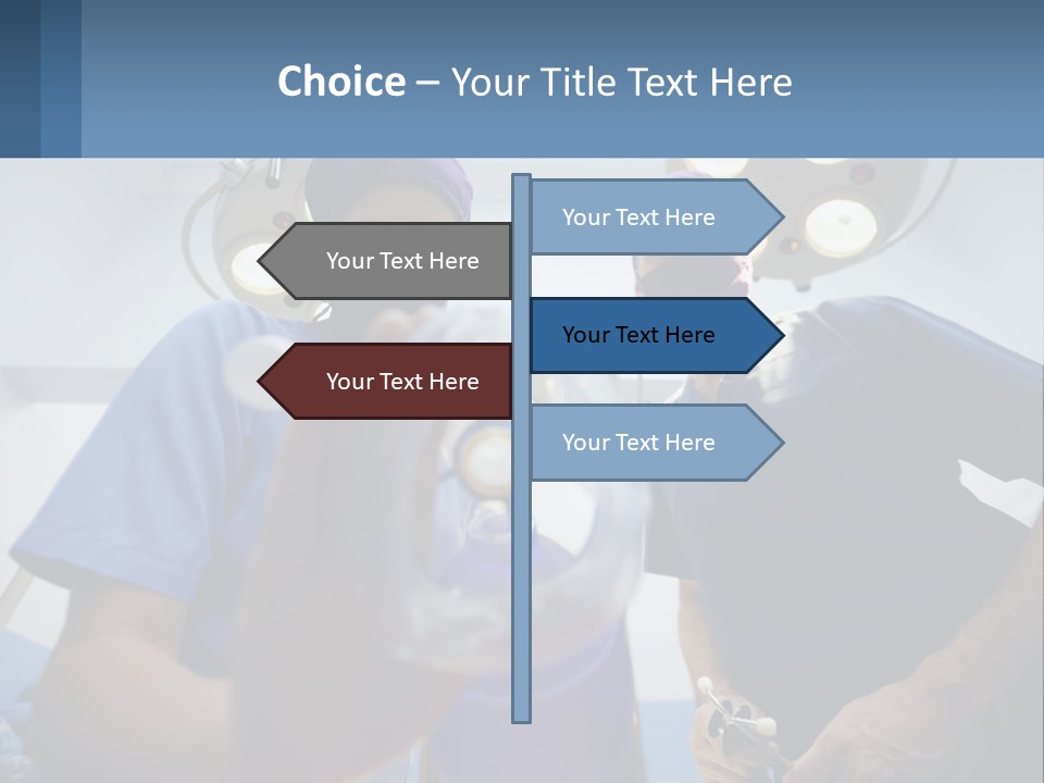 A Couple Of People In Scrubs Standing In A Room PowerPoint Template