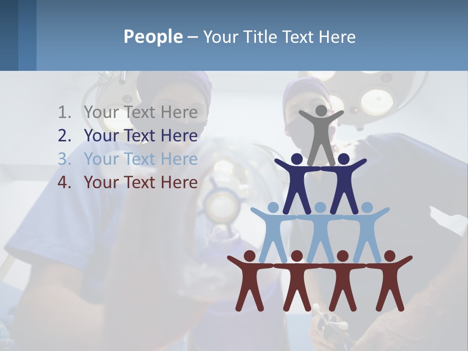 A Couple Of People In Scrubs Standing In A Room PowerPoint Template