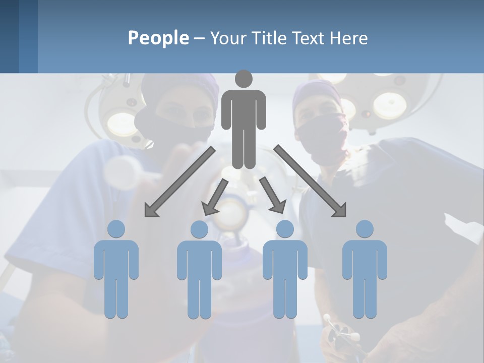 A Couple Of People In Scrubs Standing In A Room PowerPoint Template