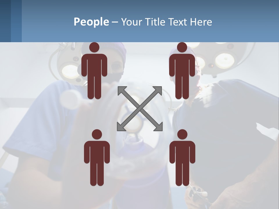 A Couple Of People In Scrubs Standing In A Room PowerPoint Template