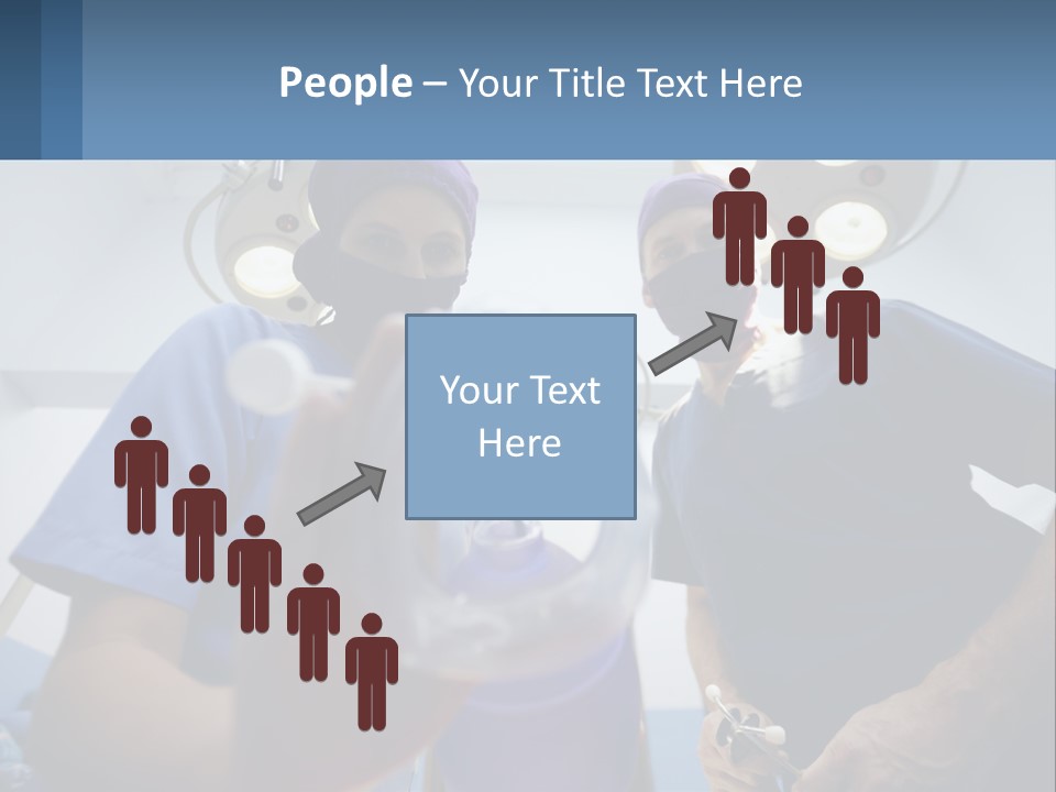 A Couple Of People In Scrubs Standing In A Room PowerPoint Template