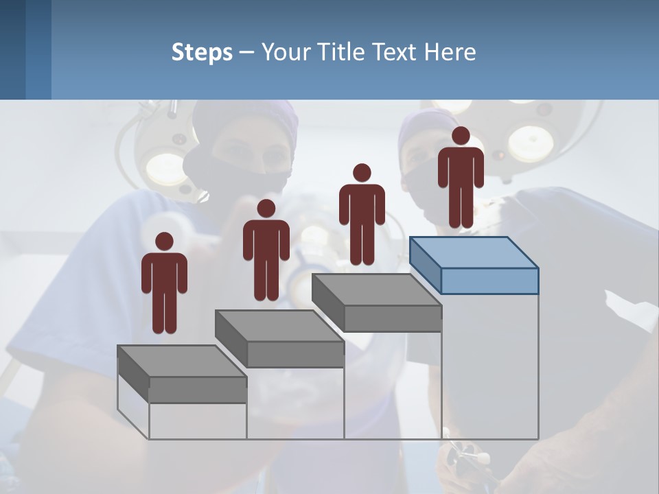 A Couple Of People In Scrubs Standing In A Room PowerPoint Template