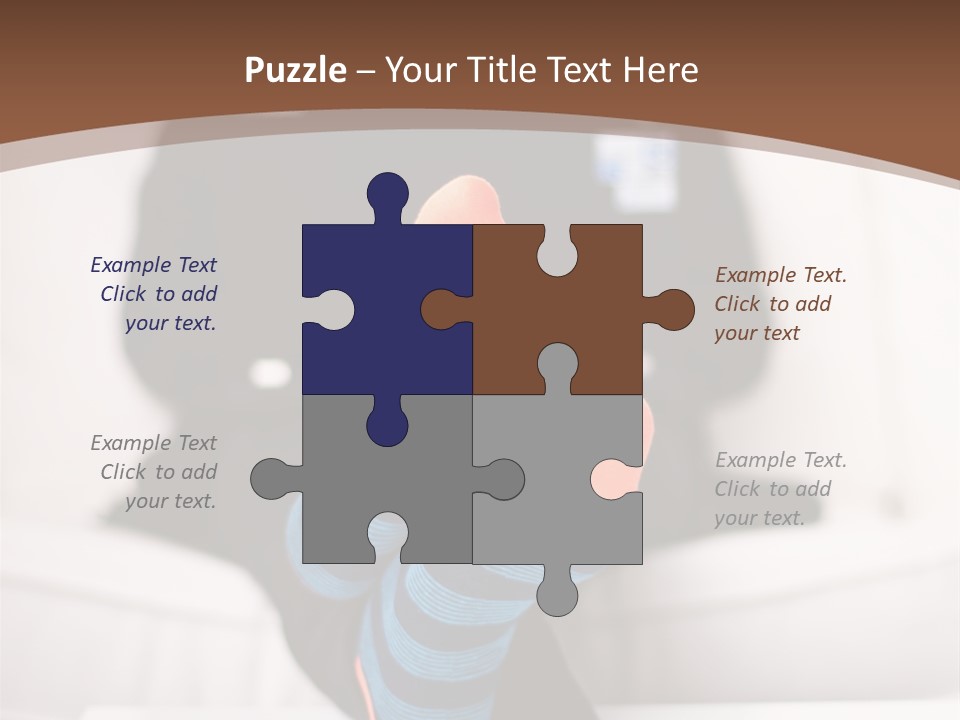 A Man Sitting In Front Of A Laptop Computer PowerPoint Template