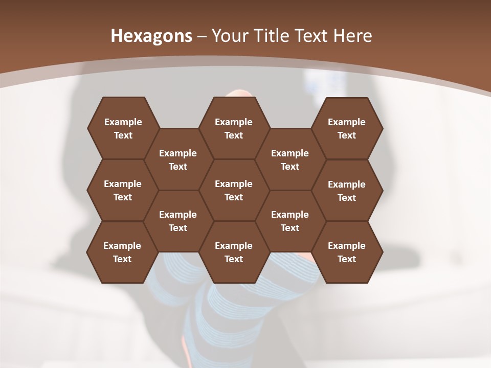 A Man Sitting In Front Of A Laptop Computer PowerPoint Template