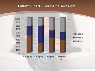 A Man Sitting In Front Of A Laptop Computer PowerPoint Template