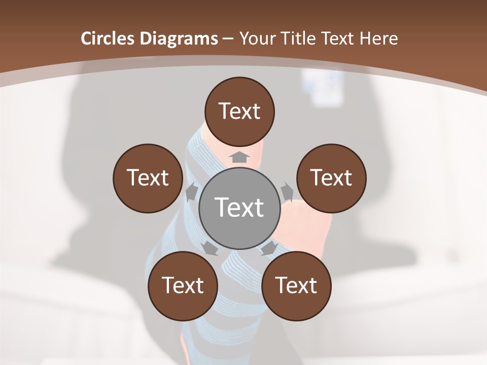 A Man Sitting In Front Of A Laptop Computer PowerPoint Template