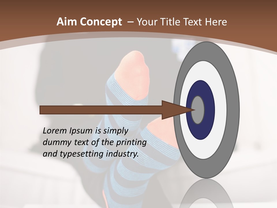 A Man Sitting In Front Of A Laptop Computer PowerPoint Template