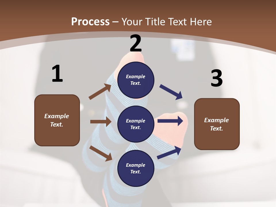 A Man Sitting In Front Of A Laptop Computer PowerPoint Template