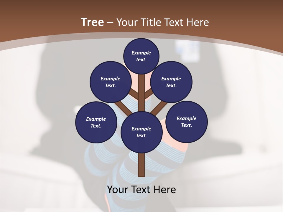 A Man Sitting In Front Of A Laptop Computer PowerPoint Template
