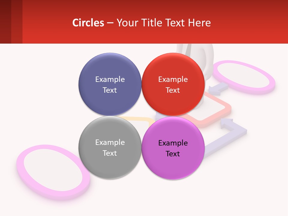 A Person Standing In Front Of A Flow Of Speech Bubbles PowerPoint Template