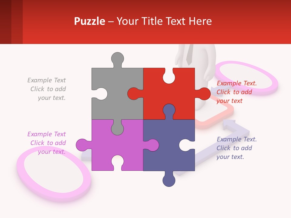 A Person Standing In Front Of A Flow Of Speech Bubbles PowerPoint Template