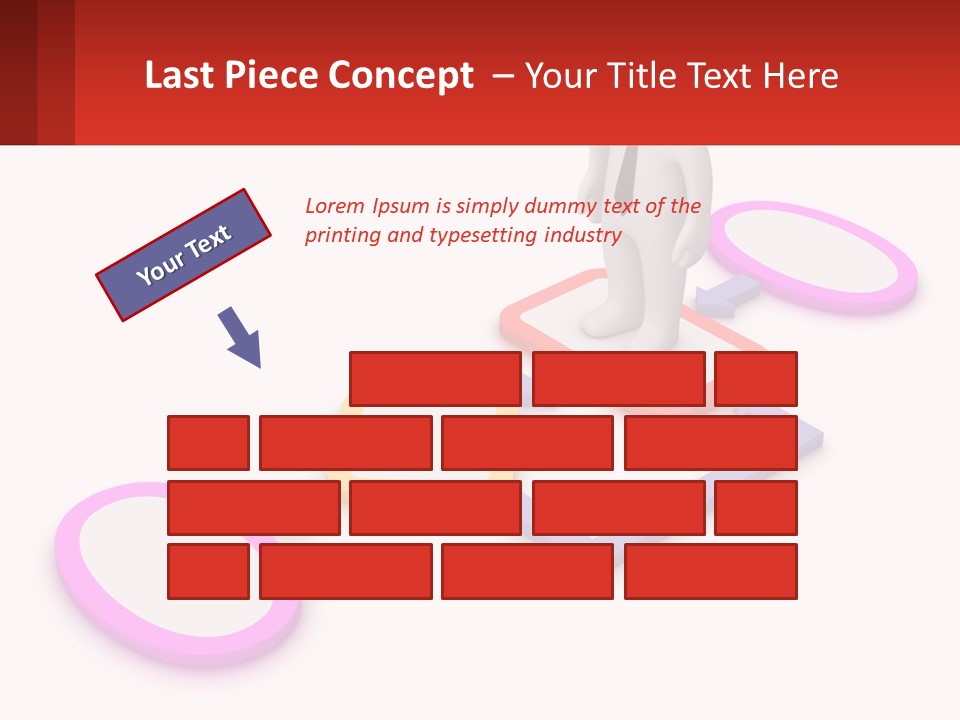 A Person Standing In Front Of A Flow Of Speech Bubbles PowerPoint Template