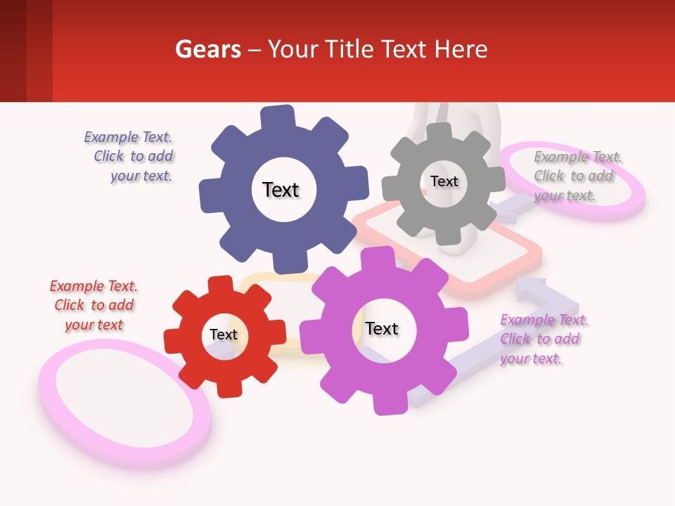 A Person Standing In Front Of A Flow Of Speech Bubbles PowerPoint Template