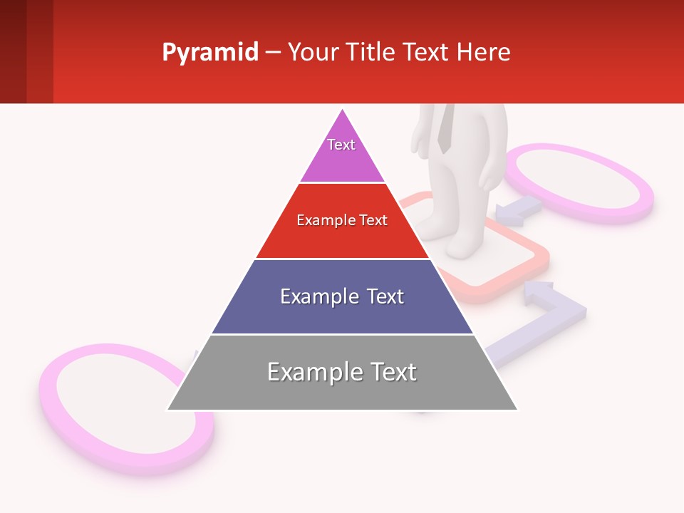 A Person Standing In Front Of A Flow Of Speech Bubbles PowerPoint Template