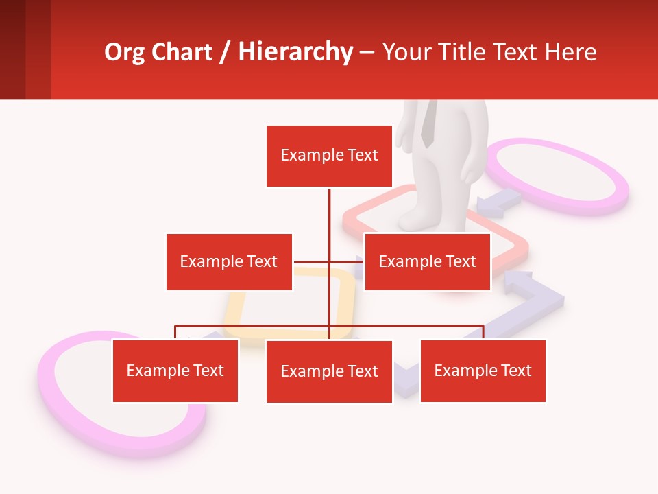 A Person Standing In Front Of A Flow Of Speech Bubbles PowerPoint Template