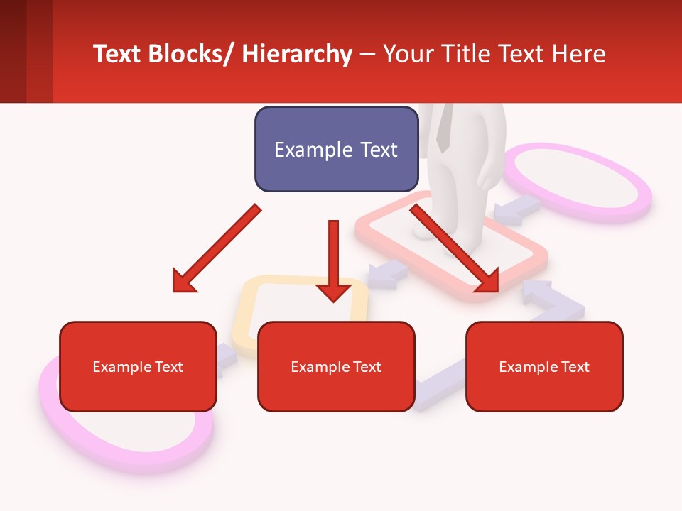 A Person Standing In Front Of A Flow Of Speech Bubbles PowerPoint Template