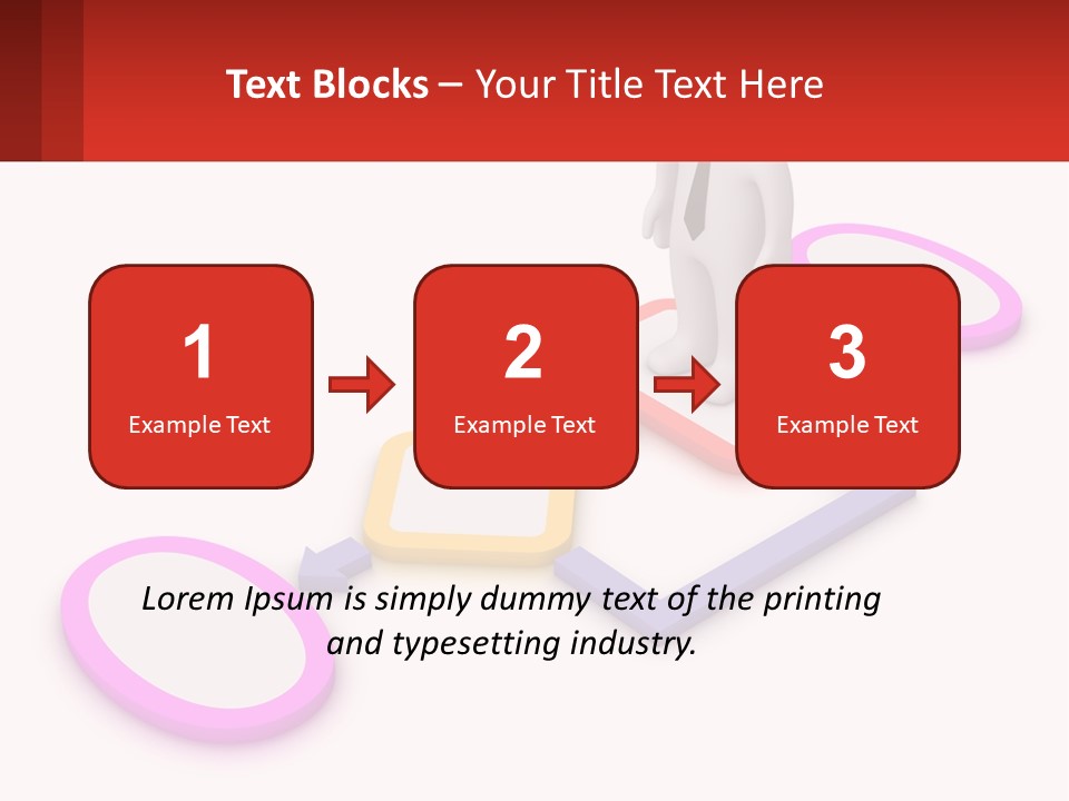 A Person Standing In Front Of A Flow Of Speech Bubbles PowerPoint Template