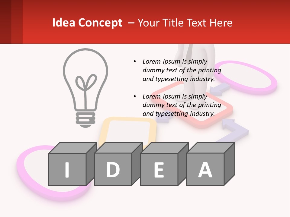 A Person Standing In Front Of A Flow Of Speech Bubbles PowerPoint Template