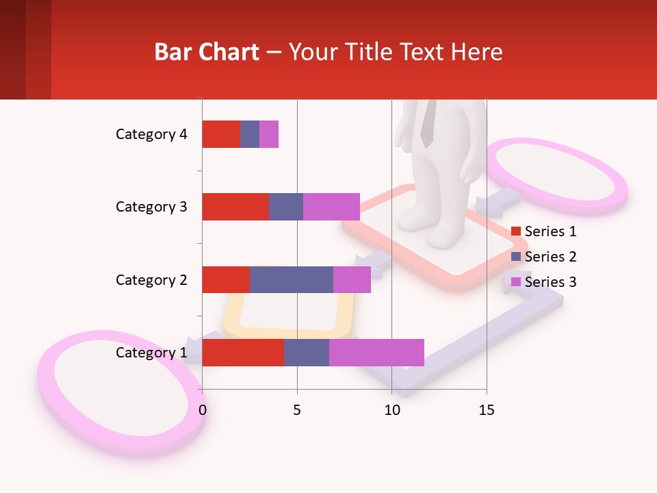 A Person Standing In Front Of A Flow Of Speech Bubbles PowerPoint Template