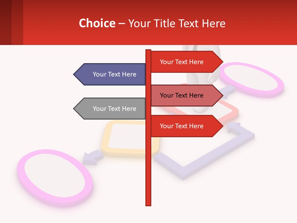 A Person Standing In Front Of A Flow Of Speech Bubbles PowerPoint Template