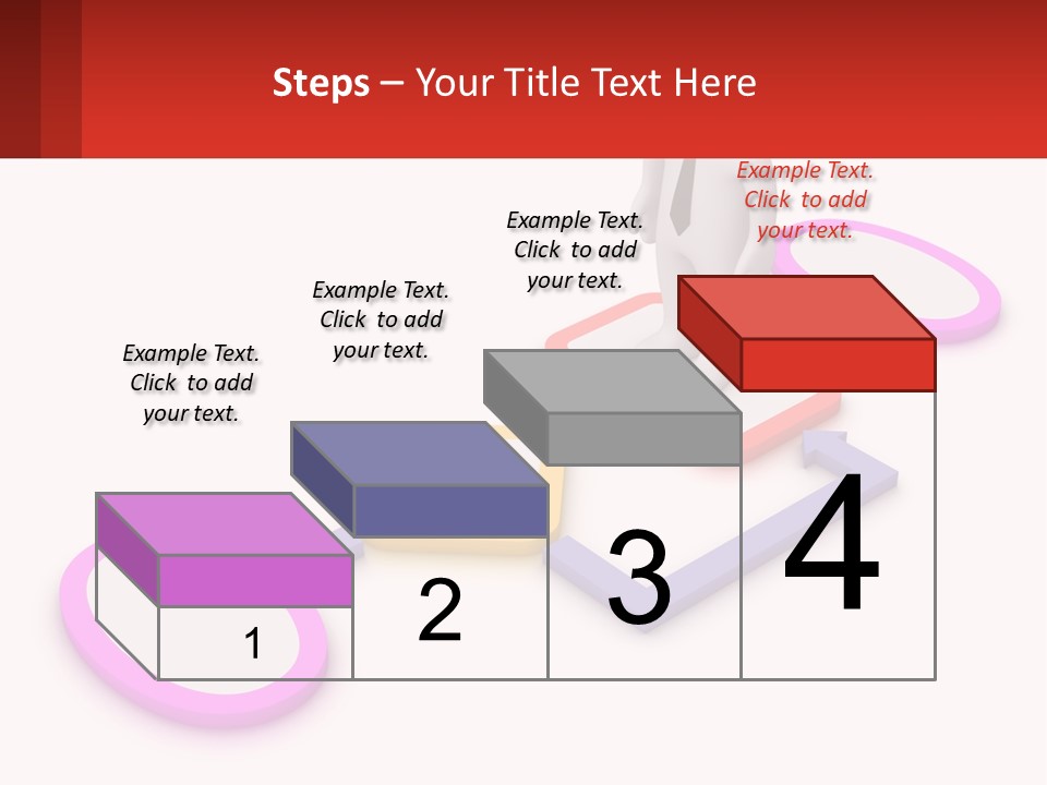 A Person Standing In Front Of A Flow Of Speech Bubbles PowerPoint Template