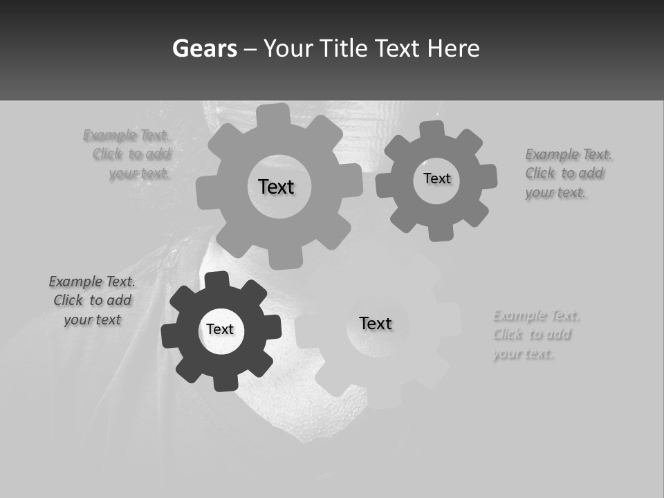 A Black And White Photo Of A Man's Face PowerPoint Template