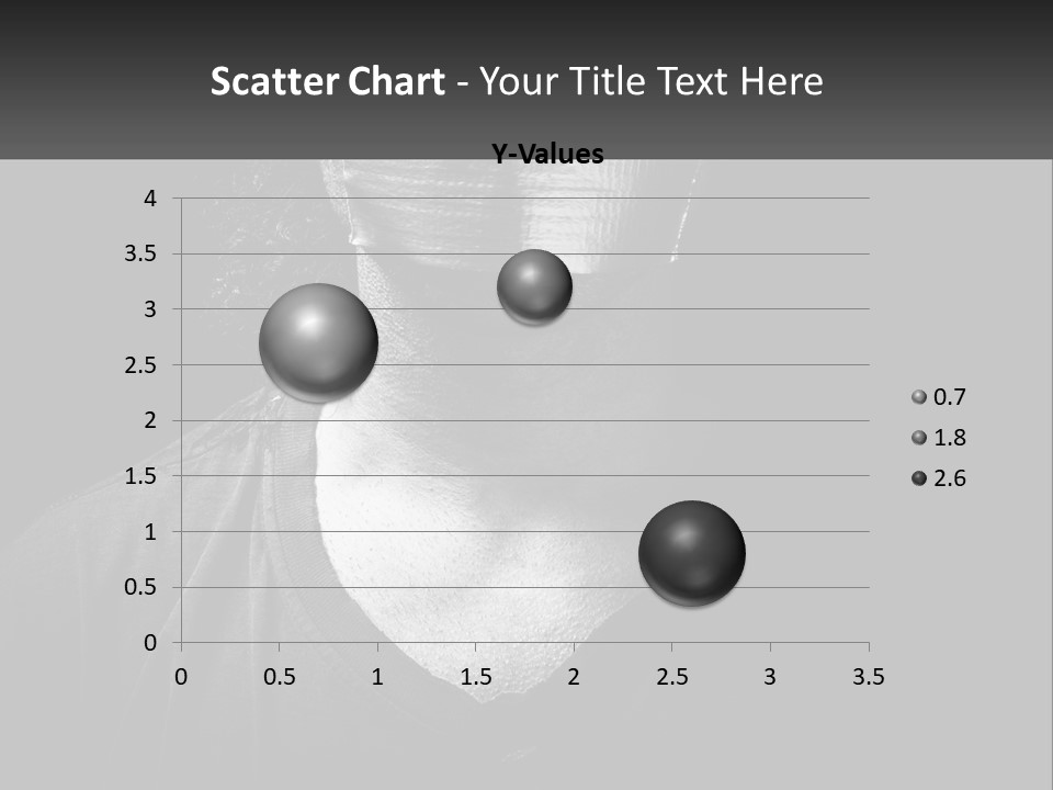 A Black And White Photo Of A Man's Face PowerPoint Template