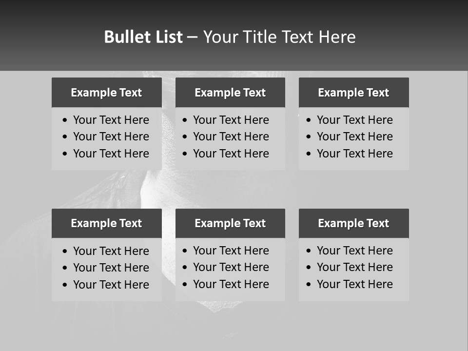 A Black And White Photo Of A Man's Face PowerPoint Template