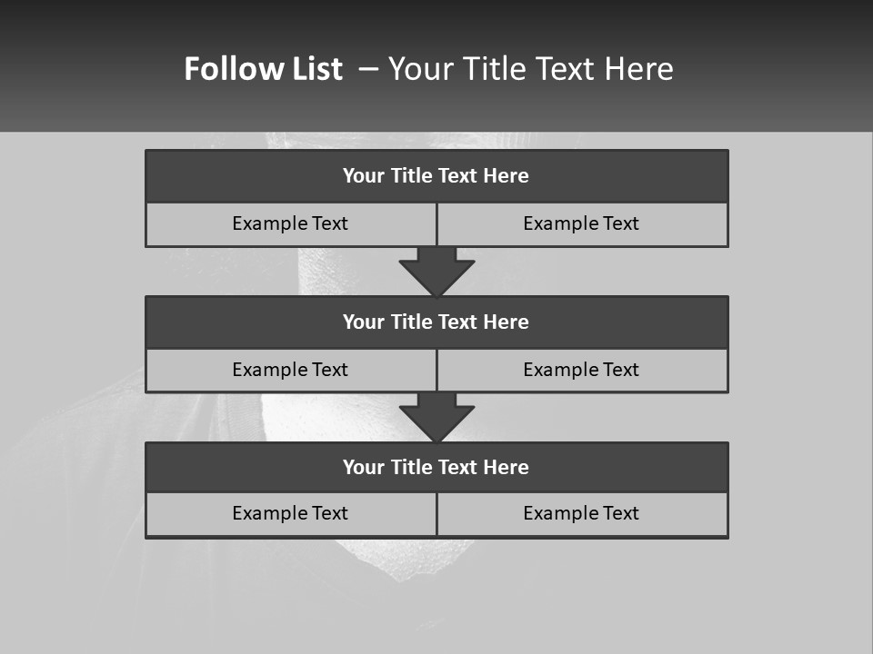 A Black And White Photo Of A Man's Face PowerPoint Template