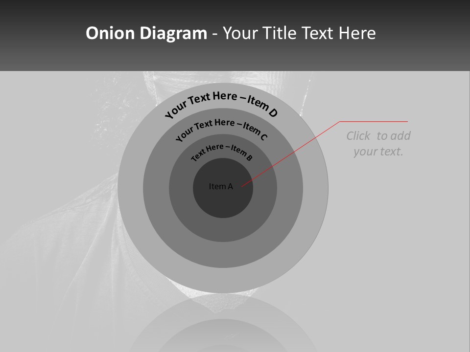 A Black And White Photo Of A Man's Face PowerPoint Template