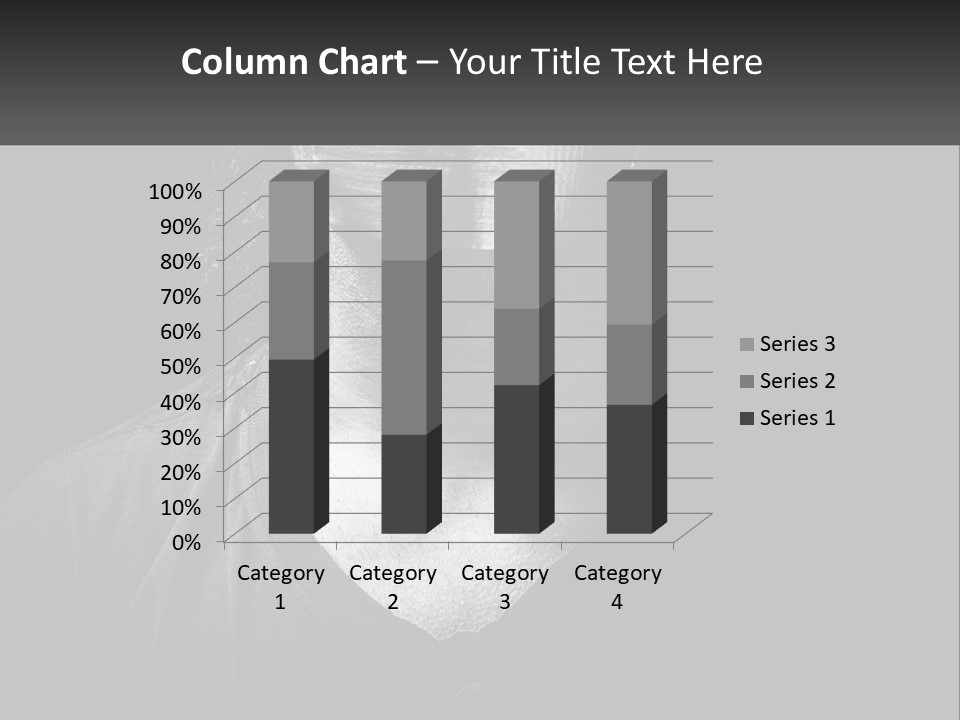 A Black And White Photo Of A Man's Face PowerPoint Template