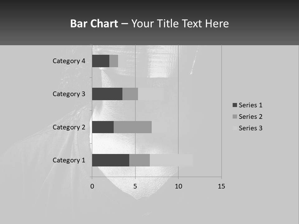 A Black And White Photo Of A Man's Face PowerPoint Template