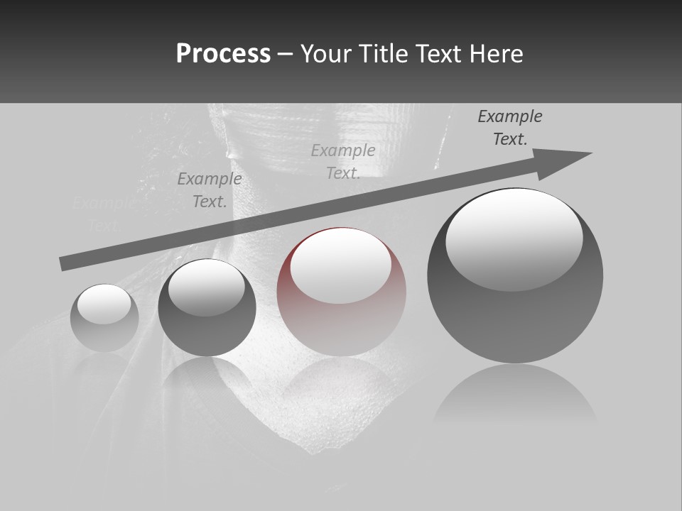 A Black And White Photo Of A Man's Face PowerPoint Template