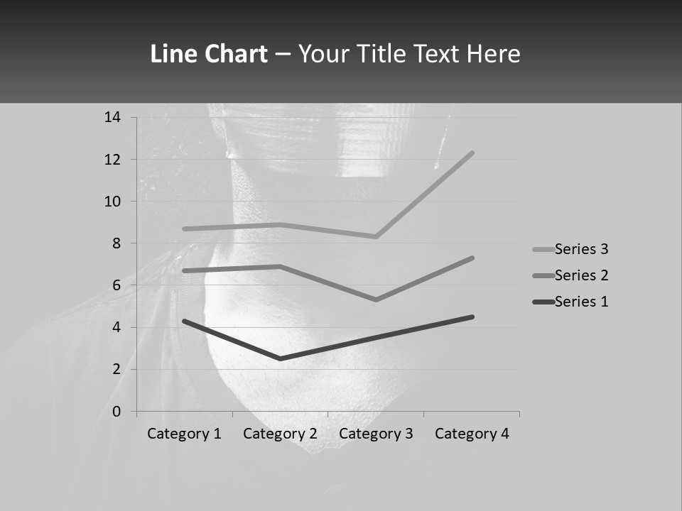 A Black And White Photo Of A Man's Face PowerPoint Template
