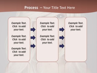 A Woman With Long Blonde Hair Is Posing For A Picture PowerPoint Template