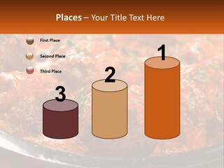 A Pan Filled With Meatballs Covered In Cheese PowerPoint Template