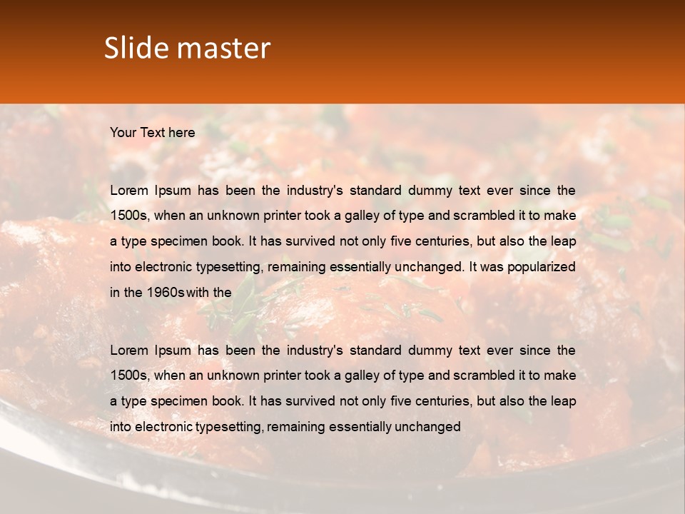 A Pan Filled With Meatballs Covered In Cheese PowerPoint Template