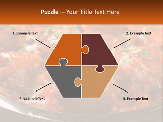 A Pan Filled With Meatballs Covered In Cheese PowerPoint Template