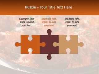 A Pan Filled With Meatballs Covered In Cheese PowerPoint Template