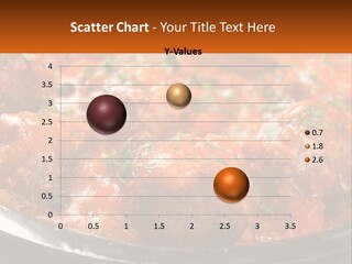 A Pan Filled With Meatballs Covered In Cheese PowerPoint Template